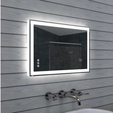 Badezimmerspiegel LED mit Touch-Schalter 60x40cm Badspiegel