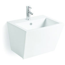 Hänge Waschbecken Waschtrog Lavabo Keramik 51x43cm