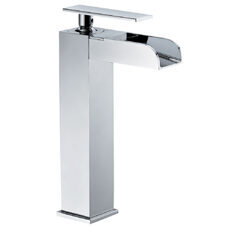 Wasserfall Armatur Chrom Wasserhahn 23,3cm hoch