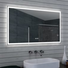 Badspiegel LED mit Touch-Schalter 120x70cm Badezimmerspiegel