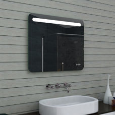 Badspiegel LED mit Touch Schalter 80x65cm Badezimmerspiegel