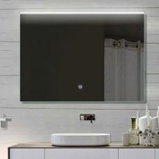 Badezimmerspiegel LED mit Touch Schalter 92x70cm