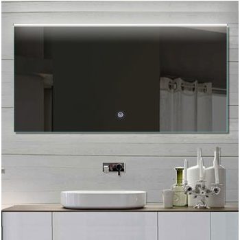 Badspiegel LED mit Touch Schalter 132x70cm Spiegel