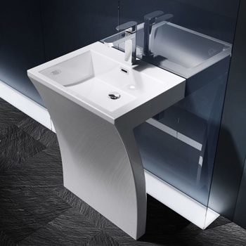 Standwaschbecken Lavabo Gussmarmor 58,5x48cm