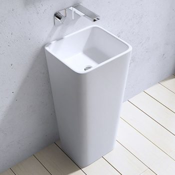 Stand Waschbecken Lavabo Gussmarmor 40x35cm