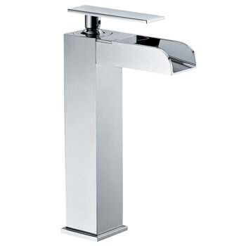 Wasserfall Armatur Chrom Wasserhahn 23,3cm hoch