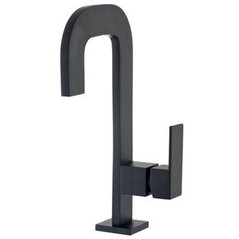 Armatur Schwarz Wasserhahn Badarmatur 20,8cm Hoch B-Ware