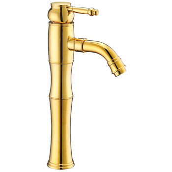 Armatur Gold Retro Wasserhahn Nostalgie 31,5cm Hoch