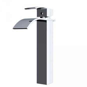 Wasserfall Armatur hoch Einhandmischer 30cm