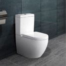 Stand-WC Toilette mit Spülkasten mit Deckel Nano